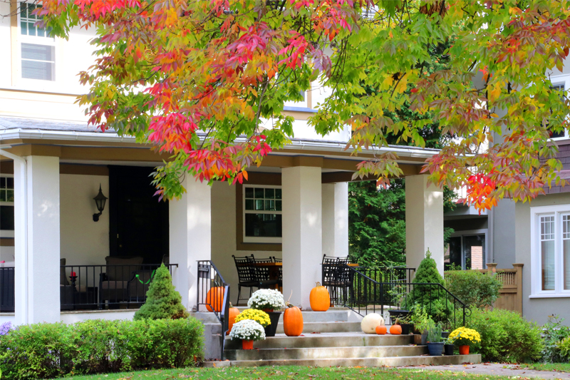 Front porch of a home